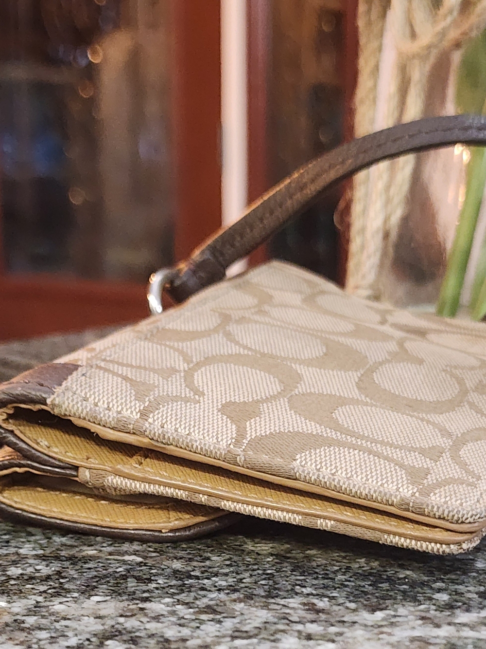 Coach Dylan Signature Canvas and Leather Mini Crossbody/wallet- GUC - Picture 7 of 7